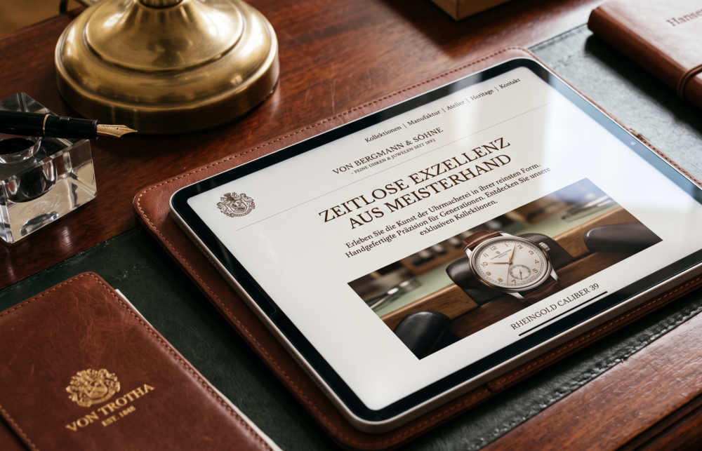 Zeitlose Exzellenz im Webdesign